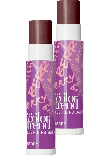 Color Trend Dudak Balmı Berry Ikili Set