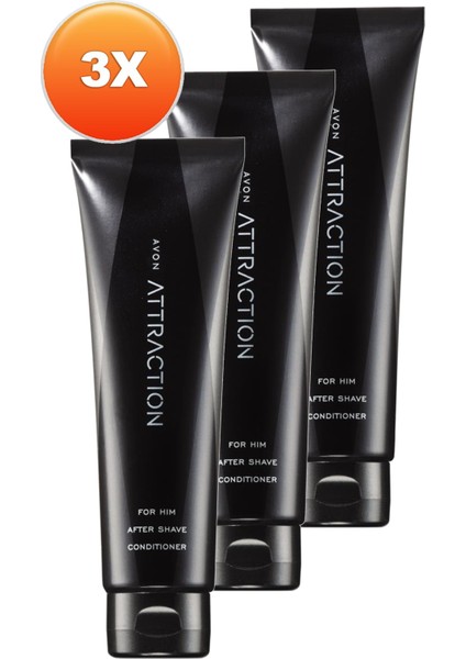 Attraction Tıraş Sonrası Losyonu 100 Ml. Üçlü Set