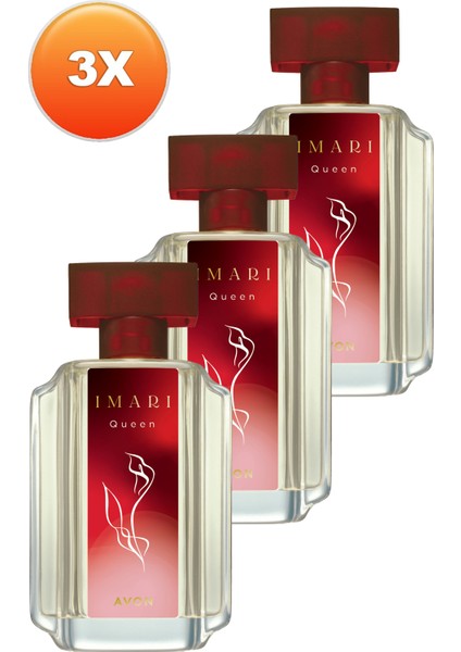 Imari Queen Kadın Parfüm Edt 50 Ml. Üçlü Set