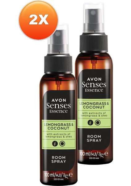 Limon Otu ve Hindistan Cevizi Kokulu Oda Spreyi 100 Ml. Ikili Set fiyatları