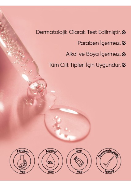 Cilt Beyazlatıcı Serum - 30 ml | %2 Arbutin, %3 Vitamin C, %1 Hyaluronik Asit