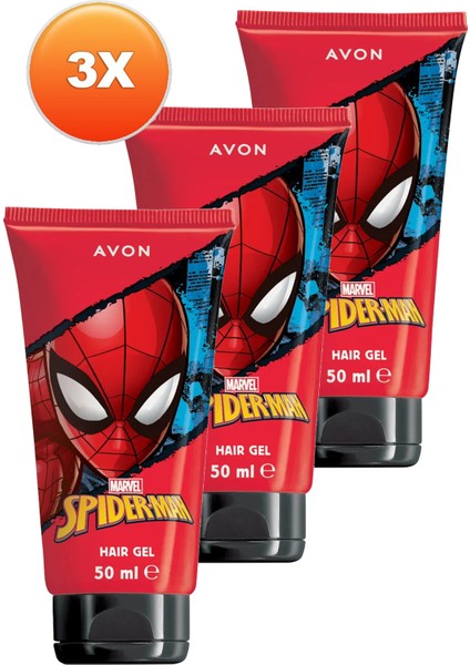 Marvel Spider Man Saç Jölesi 50 Ml. Üçlü Set