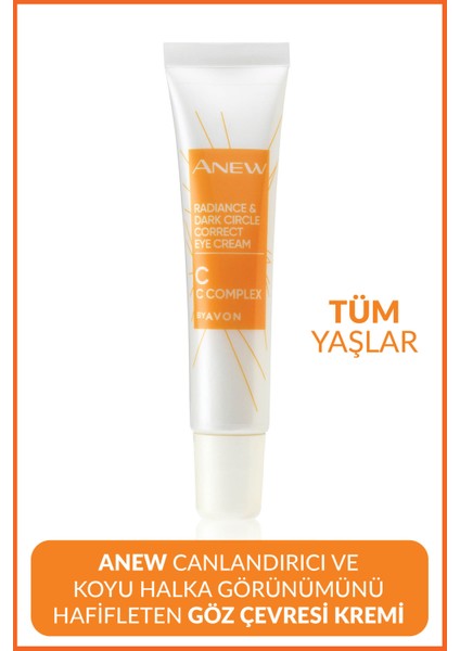 Anew Radiance Koyu Halkalar Için Göz Kremi 15 Ml. Ikili Set