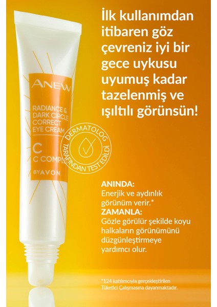 Anew Radiance Koyu Halkalar Için Göz Kremi 15 Ml. Ikili Set