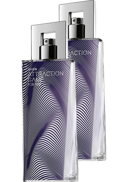 Attraction Game Erkek Parfüm Edt 75 Ml. Ikili Set