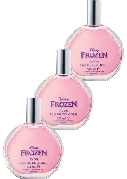Disney Frozen Kız Çocuk Parfümü Edc 50 Ml. Üçlü Set
