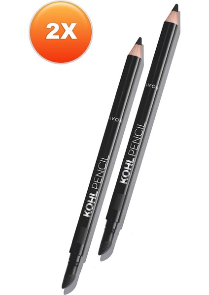 Kohl Sünger Uçlu Suya Dayanıklı Göz Kalemi True Black Ikili Set fiyatları