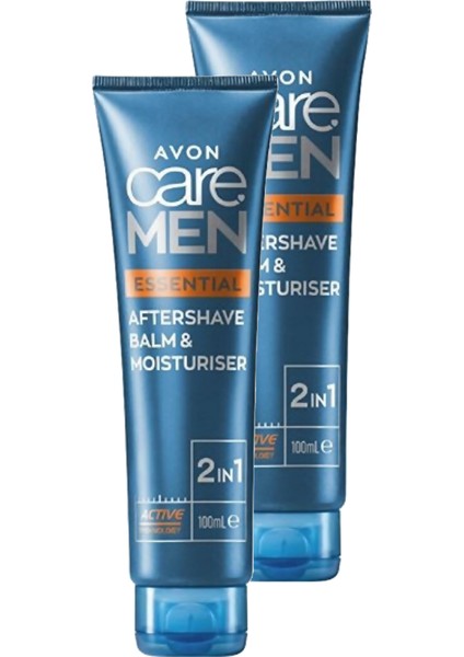 Care Men Essential 2 Si 1 Arada Tıraş Sonrası Balmı ve Nemlendiricisi 100 Ml. Ikili Set