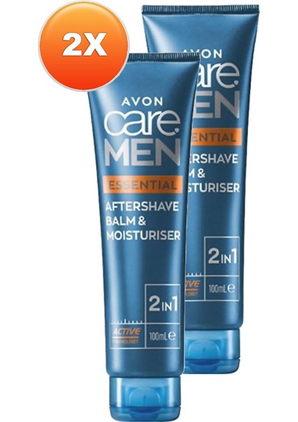 Care Men Essential 2 Si 1 Arada Tıraş Sonrası Balmı ve Nemlendiricisi 100 Ml. Ikili Set