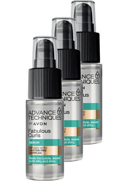 Advance Techniques Bukle Belirginleştirici Saç Serumu 30 ml Üçlü Set