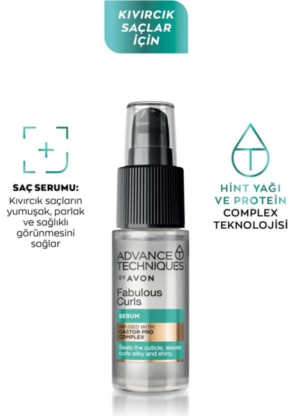 Advance Techniques Bukle Belirginleştirici Saç Serumu 30 ml Üçlü Set modelleri