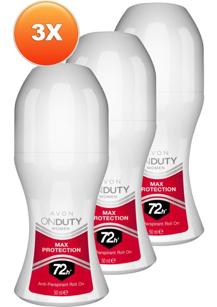 Onduty Max Protection Kadın Roll-On 50 ml Üçlü Set