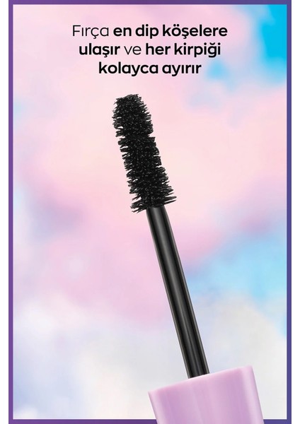 Delightfull False Lash Maskara Blackest Black İkili Set 10 ml