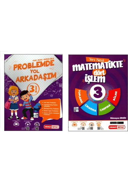 3.Sınıf Yeni Nesil Sorularla Problemde Yol Arkadaşım -ınlar Matematikte Dört İşlem 2 Kitap