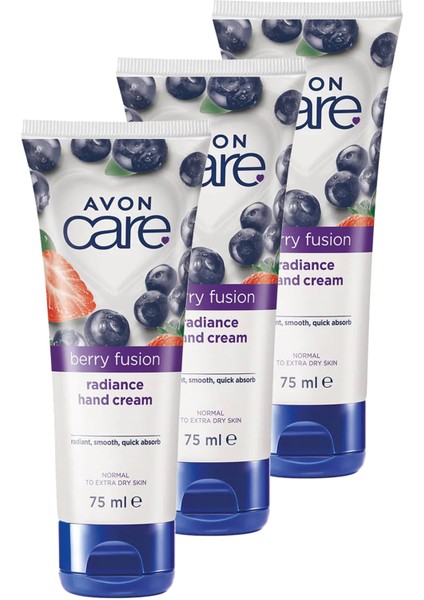 Care Berry Fusion Yabanmersinli El Kremi Üçlü Set 75 ml