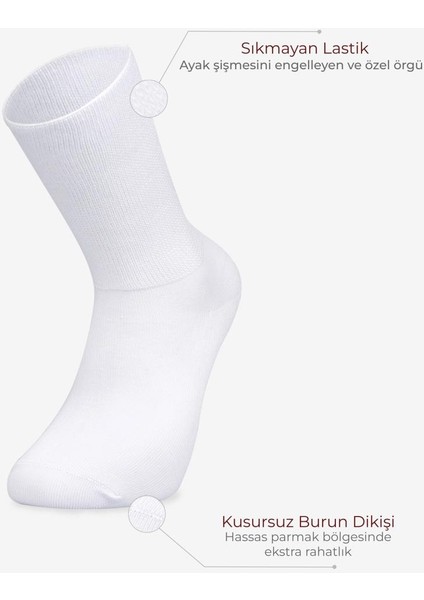 Bambu Beyaz Şeker Çorabı fiyatları