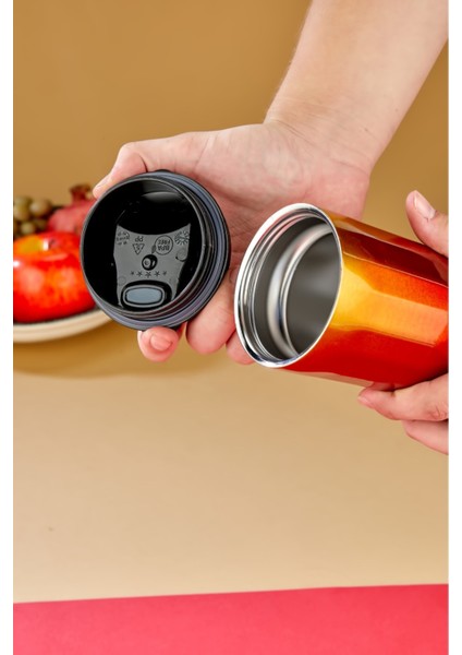 New Cool Lüx 0.50 ml Premium Çift Kat Paslanmaz Çelik Termos Matara Suluk Termosu