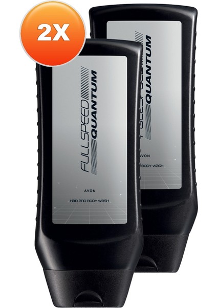 Full Speed Quantum Erkek Saç ve Vücut Şampuanı 250 Ml. Ikili Set