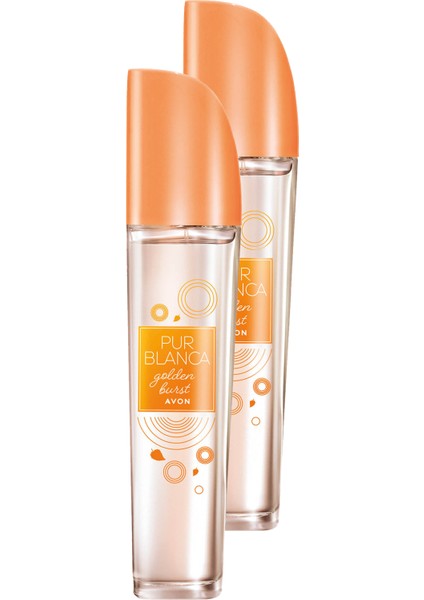 Pur Blanca Golden Burst Kadın Parfüm Edt 50 Ml. Ikili Set