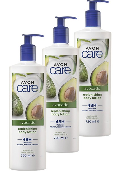 Care Avokado Replenishing Avokado Yağı Içeren Vücut Losyonu 720 Ml. Üçlü Set