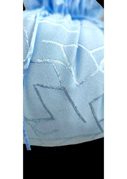 Açık Mavi Gelin Takı Kesesi, Kına Kesesi, Gelin Çantası,parti Çantası Gelin Aksesuarları