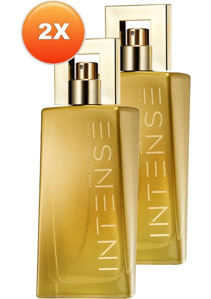 Attraction Intense Kadın Parfüm Edp 50 Ml. Ikili Set