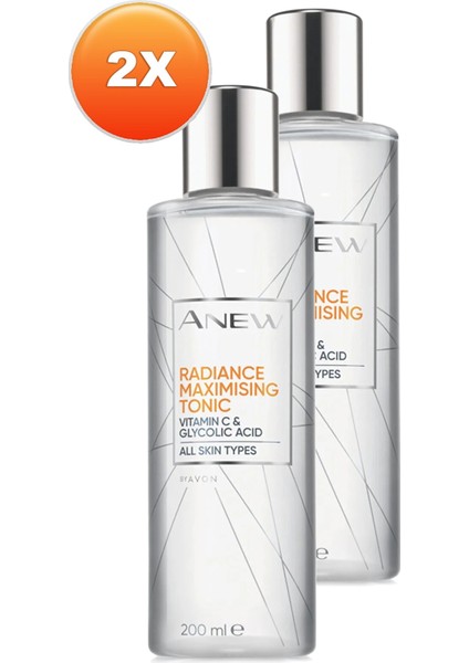 Anew Radiance Maximising Parlak Görünüm Veren Tonik 200 Ml. Ikili Set
