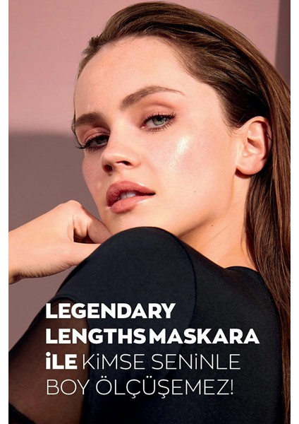 Legendary Lengths Hacim ve Uzunluk Veren Siyah Maskara 10 Ml. Üçlü Set