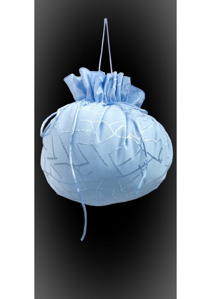 Açık Mavi Gelin Takı Kesesi, Kına Kesesi, Gelin Çantası,parti Çantası Gelin Aksesuarları indirimleri