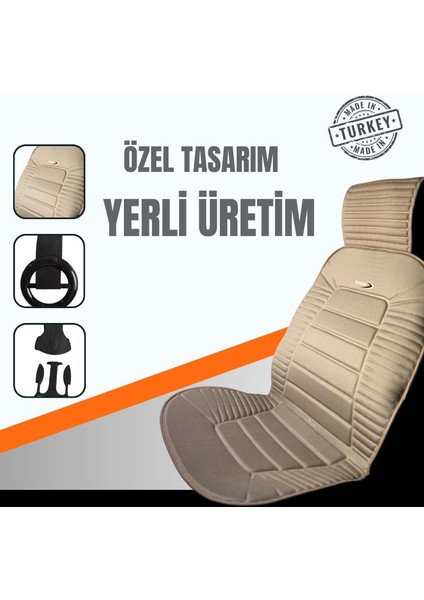 Oto Koltuk Minderi, Togg Araçlara Uyumlu 2'li Set Özel Tasarım Minder Premium