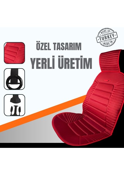 Oto Koltuk Minderi, Nissan Araçlara Uyumlu 2'li Set Özel Tasarım Minder Premium