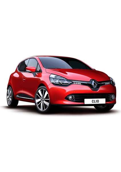 Renault Clio 4 2012-2019 Kırmızı Kenarlı Halı Paspas