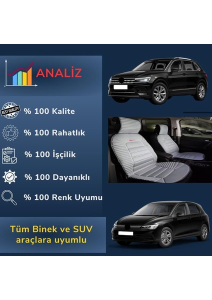 Oto Koltuk Minderi, Hyundai Araçlara Uyumlu 2'li Set Özel Tasarım Minder Premium