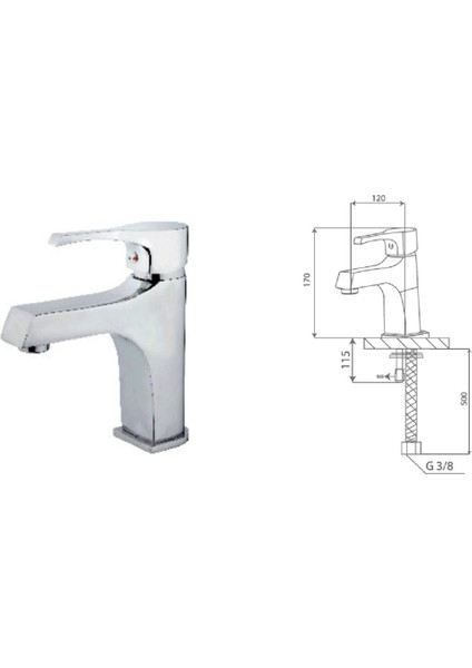 Polo Lavabo Bataryası 3220103004