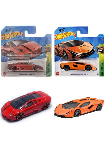 Lamborghini Reventon & Sian 2 Araç Set (1:64)