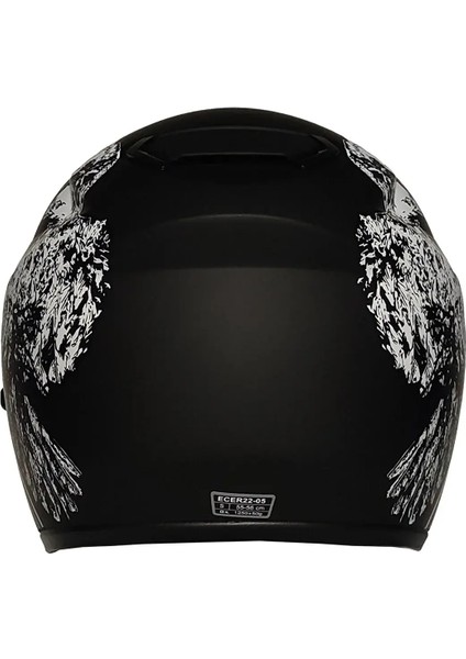 FR-913 Fullface Güneş Vizörlü ve Renkli Camlı Kask