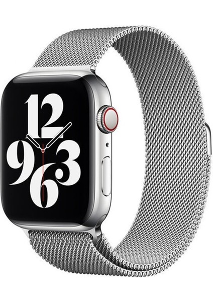Watch 42/44/45/49MM Uyumlu 1/2/3/4/5/6/se/7/8/9/ultra/ultra2 Milano Metal Hasır Kordon