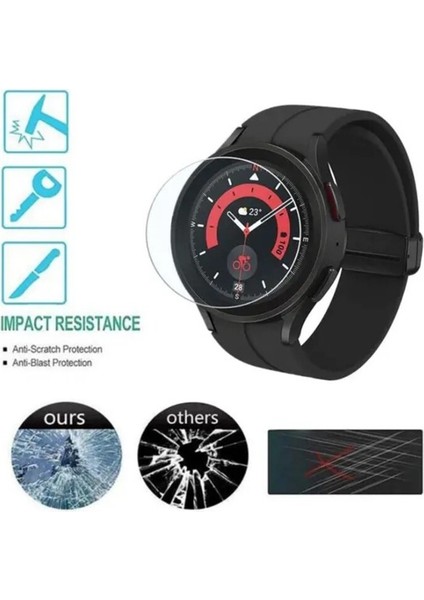 Galaxy Watch 5 Pro Uyumlu Jelatin Nano Ekran Koruyucu Ultra Ince (2 Adet)