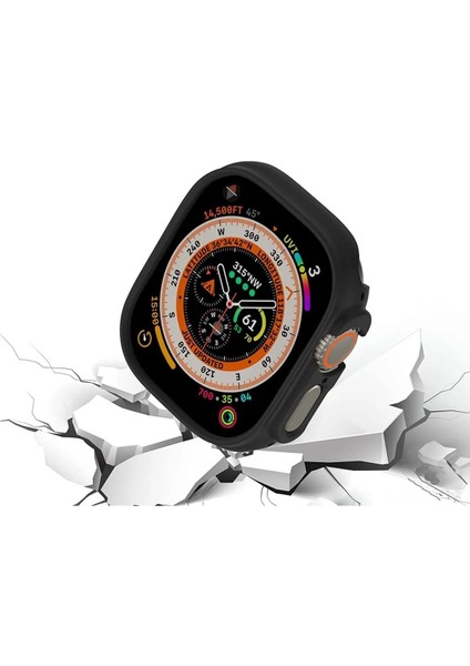 Apple Watch 8 Uyumlu Ultra 360 Tam Koruma (49 Mm) Pc Sert Ekran ve Kasa Koruyucu Kılıf fırsatları