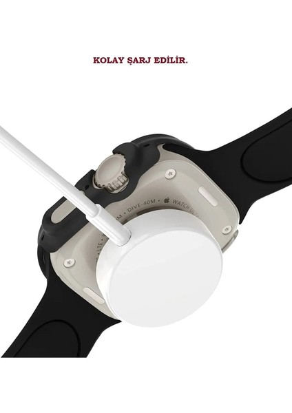 Apple Watch 8 Uyumlu Ultra 360 Tam Koruma (49 Mm) Pc Sert Ekran ve Kasa Koruyucu Kılıf indirimleri