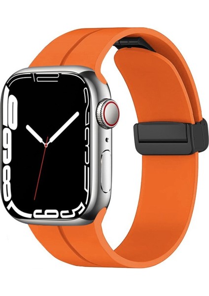 Apple Watch 42-44-45-49MM Manyetik Mıknatıslı Tokalı Kordon 1/2/3/4/5/6/se/7/8/ultra/ultra 2