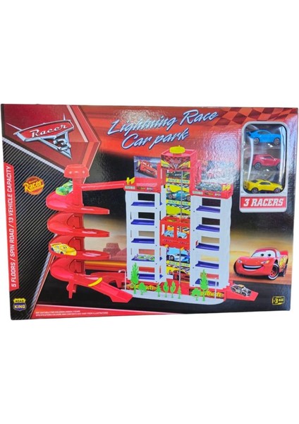 Oyuncak Racer 3 Asansörlü Garaj Seti Spr-55