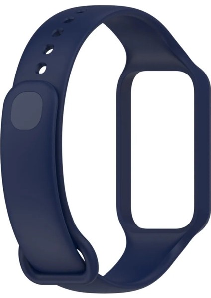 Xiaomi Mi Band 8 Active Uyumlu Yüksek Kalite Silikon Kordon Kayış