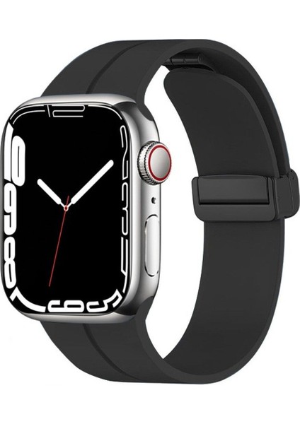 Apple Watch 42-44-45-49MM Manyetik Mıknatıslı Tokalı Kordon 1/2/3/4/5/6/se/7/8/ultra/ultra 2