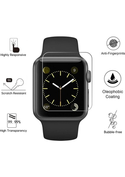 Apple Watch 44MM (2-3-4-5-6-Se) Nano Ekran Koruyucu A Yüksek Kalite (2 Adet)