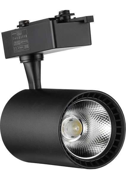 Siyah - 30W Raylı LED Spot Armatür