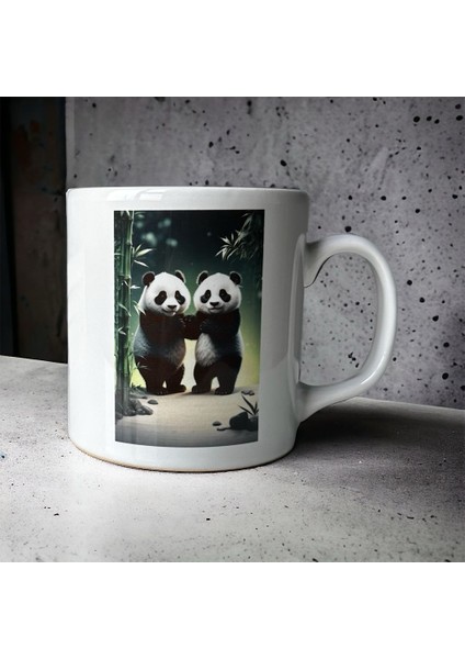 Panda Baskılı Kupa