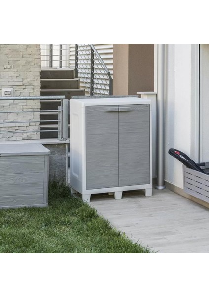 Bahçe Balkon Kiler Plastik Dolap 76X46X101CM