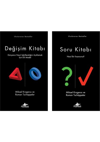 Soru Kitabı Nasıl Bir İnsansınız? - Değişim Kitabı (Ciltli) 2 Kitap - Mikael Krogerus