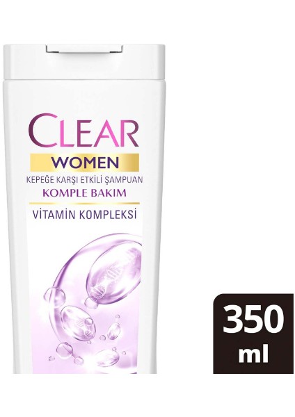 Women Kepeğe Karşı Etkili Şampuan Komple Bakım Vitamin Kompleksi 350 ml